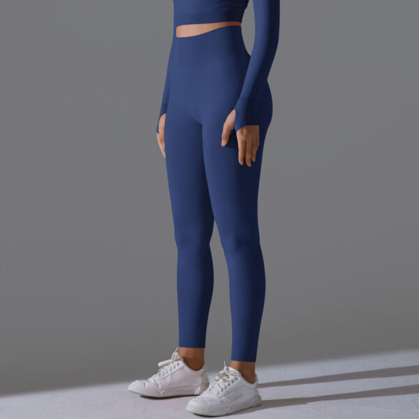 Athena Leggings Vita Alta – Blu Navy